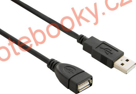 4World USB 2.0 prodlužovací kabel 0.75m typ A-A M/F