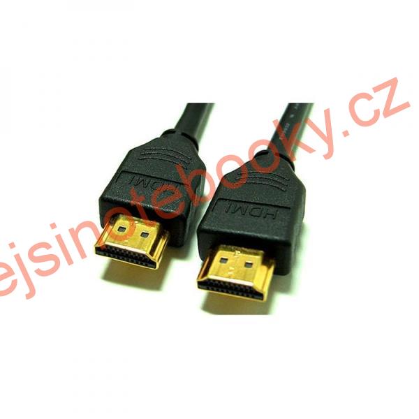 Kabel HDMI M- HDMI M, High Speed, 2m, zlacené konektory, černá