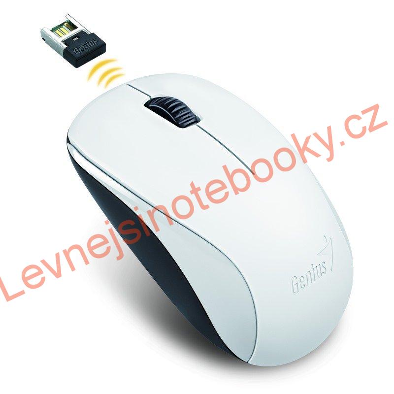Genius Myš NX-7000, 2.4 [GHz], bezdrátová, bílá, 1200dpi,
