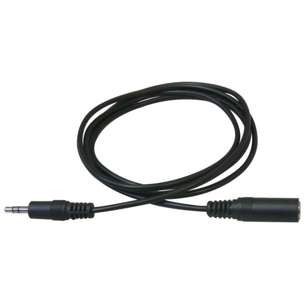Kabel Jack (3,5mm) M- Jack (3,5mm) F, 3m, černá