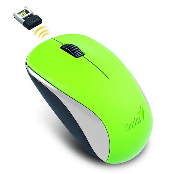 Genius Myš NX-7000, 2.4 [GHz], bezdrátová, zelená, 1200dpi,