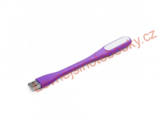 Gembird USB LED lampička k notebooku, fialová