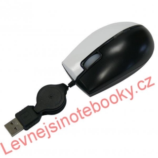 All New Myš M-92, optická, černo-bílá, drátová (USB)